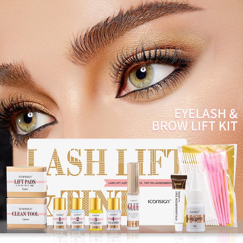 Iconsign Lash Lift And Eyelash Eyebrow Dye Tint Kit Lashes Perm Set ...