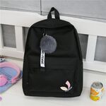 2022 Fashion Canvas Backpack 19inch Female Schoolbag Student Bookbag Girls Cute Travel Rucksack Shoulder Bag