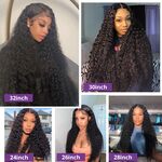 40 Inch Deep Wave Frontal Wig 13x6 Human Hair Wigs For Black Women Brazilian Hair 13x4 Hd Wet And Wavy Water Wave Lace Front Wig