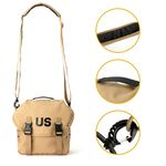 Akmax ALICE Butt Pack Military Tactical Backpack Shoulder Waist Bag Army Khaki Rucksack Webbing Belt Sling Bags For Camping