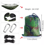 Camping Hammock with Net - Lightweight Double Hammock,Portable Hammocks for Indoor,Hiking,Camping,Backpacking,Travel,Backyard