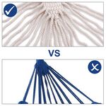 Double Hammock Outdoor Rollover Prevention Camping Canvas Fabric Hammock Hanging Swing Bed for Patio Travel Hiking Dropshipping