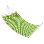Hammock Beach Swing Double Beds for Outdoor Camping Travel Stylish Printing Style Green