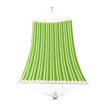 Hammock Beach Swing Double Beds for Outdoor Camping Travel Stylish Printing Style Green