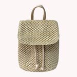 Woven Straw Women Shoulder Backpack Bag Female Holiday Schoolbag Handbags for Women Outdoor Shopping Travel