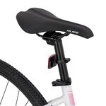 Hiland 700C Hybrid Bicycle Aluminum 24 Speeds with Lock-Out Suspension Fork Disc Brake City Commuter Mountain Bike MTB