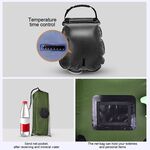 20L Camping Shower Bag Outdoor Shower Water Bag Solar Heating Portable Foldable Travel Climbing Hydration Bathe Shower Head