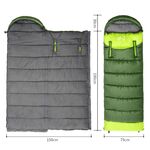 Camping Sleeping Bag Outdoor Camping Equipment Travel Furniture Adult Thicken Sleeping Bag Nature Hike Autumn Warm Sleeping Bags