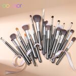 Docolor 25Pcs Makeup Brushes Set Professional Natural Hair Foundation Powder Blush Eyeshadow Face Blending Make up Brushes* Product Brand: Docolor* Product Name: Starry Gray makeup brushes* Hair: * Hair: Goat hair/ Sable hair/ Pony hair/Synthetic hair* Ferrule: Shiny silver aluminum* Handle: Matte black wooden handle* Package: Carbon package + OPP bag + Bubble bag* Product Brand: Docolor* Product Name: Starry Gray makeup brushes* Hair: * Hair: Goat hair/ Sable hair/ Pony hair/Synthetic hair* Ferrule: Shiny silver aluminum* Handle: Matte black wooden handle* Package: Carbon package + OPP bag + Bubble bag