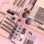 Docolor Makeup brushes set 29pcs Professional Natural hair Foundation Powder Contour Eyeshadow make up brushes with PU Leather