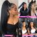 360 Lace Frontal Wig Brazilian Straight Lace Front Human Hair Wigs For Women 13X4 Lace Frontal Wigs On Sale PrePlucked Wig Full