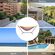 9ft Black Steel Pipe Hammock Frame with 200*150cm Polyester Cotton Hammock Coffee Strip Natural Rope Iron Hammock Set