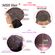 MSH Hair Lace Front Human Hair Wigs Brazilian Body Wave Lace Front Wig HD Transparent Lace Wigs For Women Human Hair Closure Wig